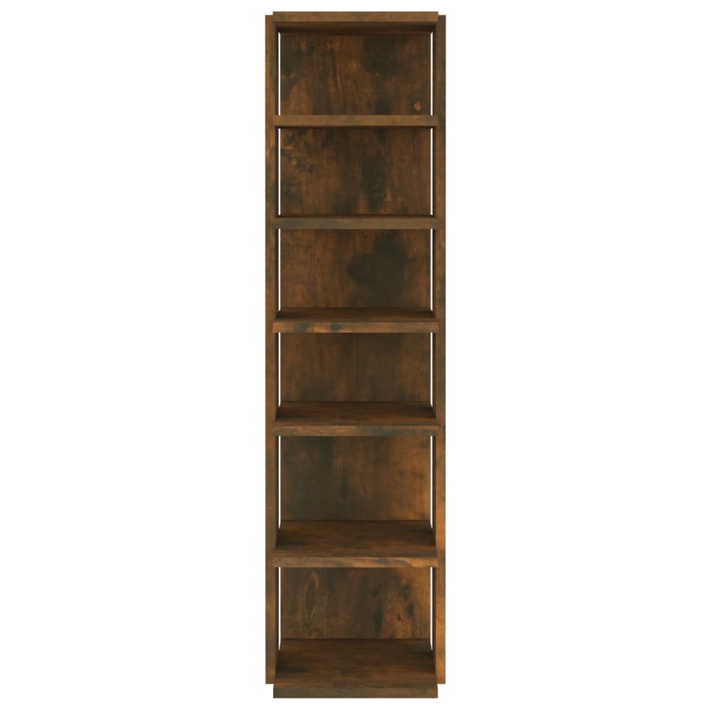 Skohyller 2 stk røkt eik 27,5x27x102 cm konstruert tre