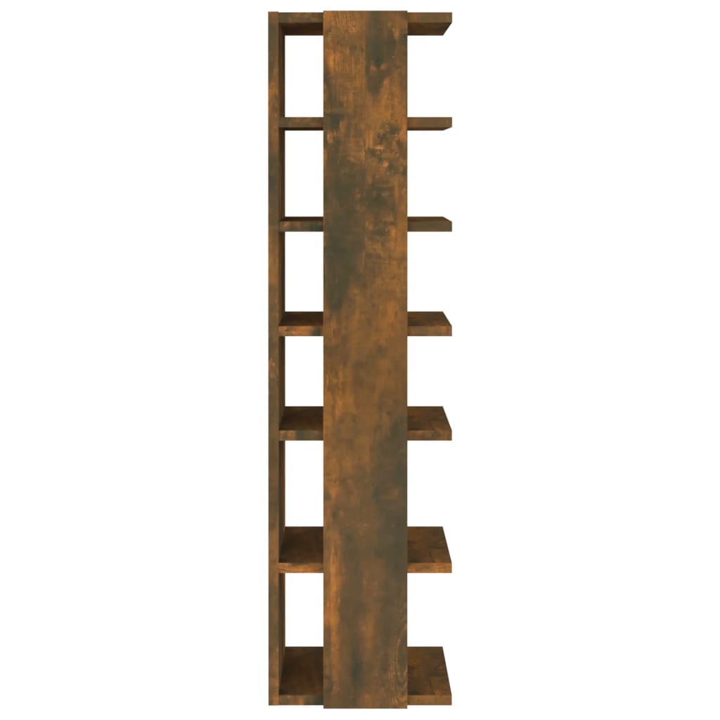 Skohyller 2 stk røkt eik 27,5x27x102 cm konstruert tre