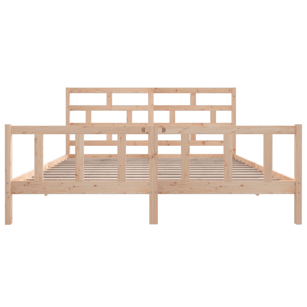 Sengeramme heltre furu 200x200 cm