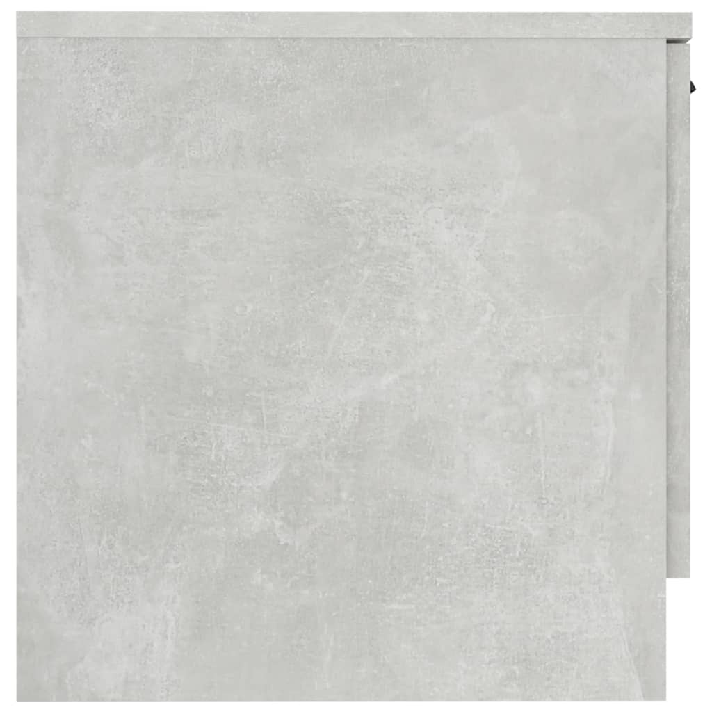 Nattbord 2 stk betonggrå 40x39x40 cm