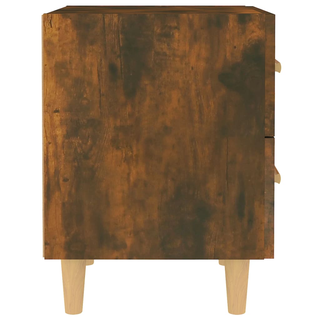 Nattbord 2 stk røkt eik 40x35x47,5 cm