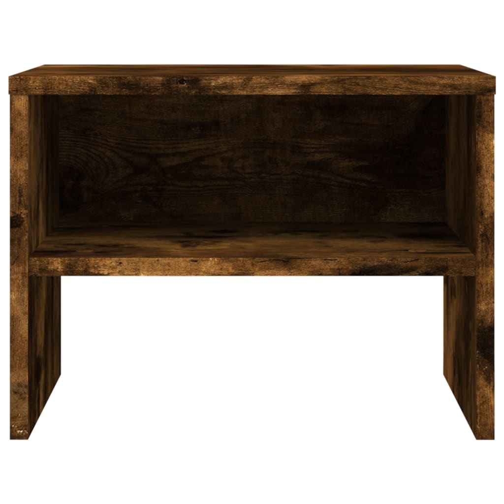 Nattbord røkt eik 40x30x30 cm konstruert tre