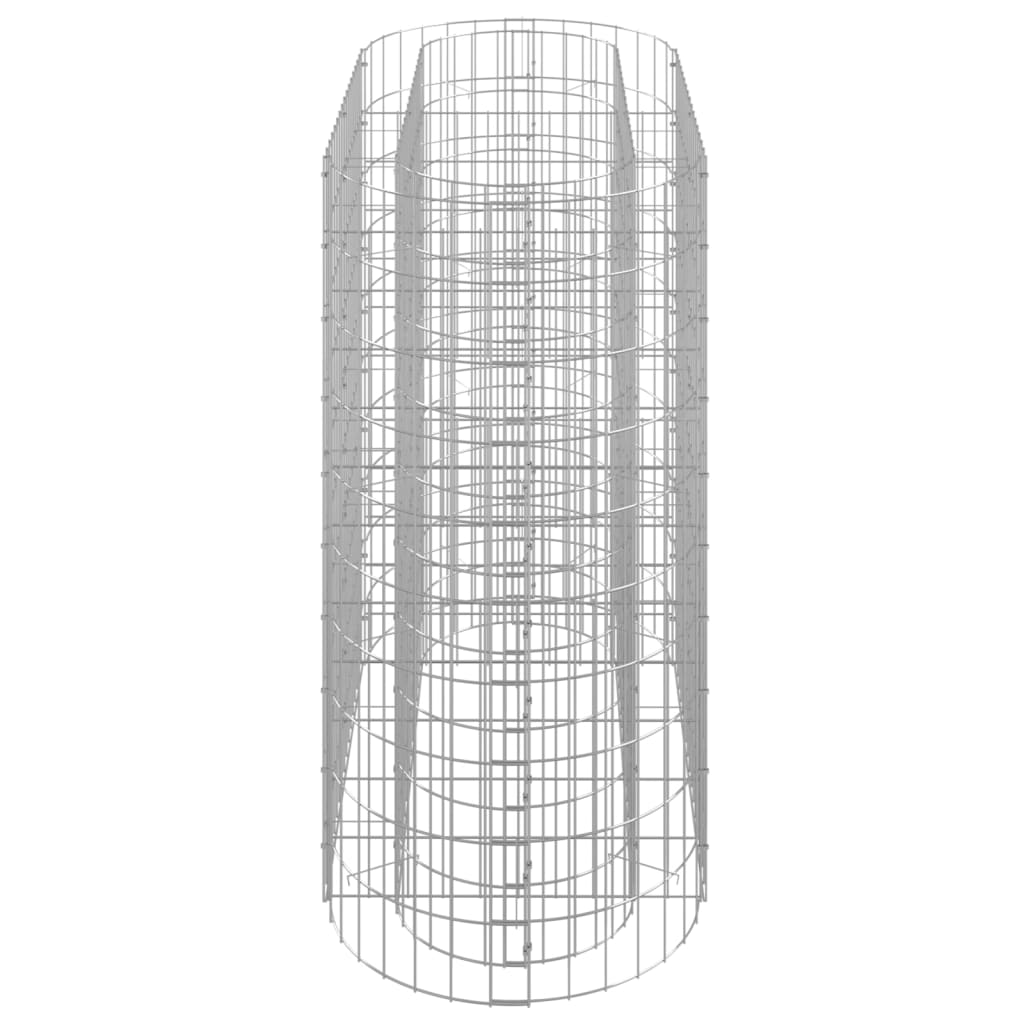 Gabion høybed galvanisert jern 120x50x100 cm