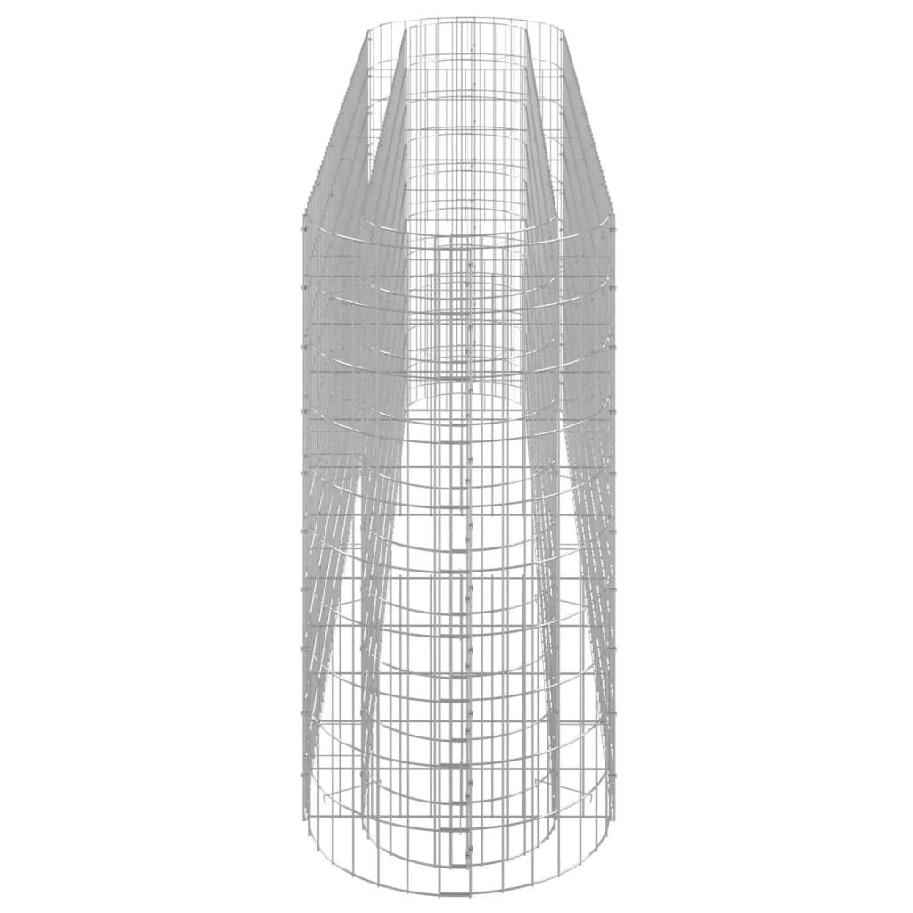 Gabion høybed galvanisert jern 260x50x100 cm