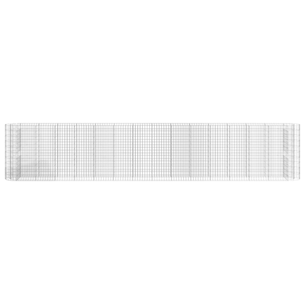 Gabion høybed galvanisert jern 540x50x100 cm