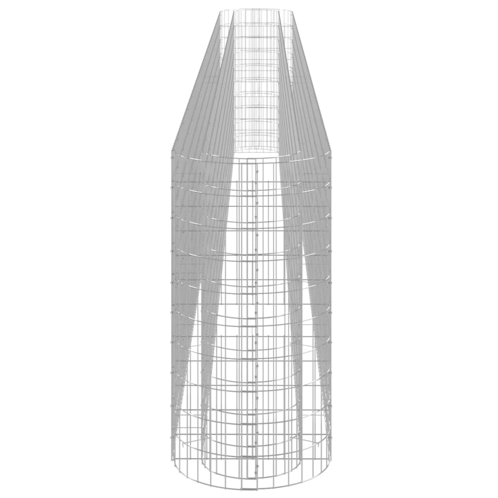 Gabion høybed galvanisert jern 610x50x100 cm