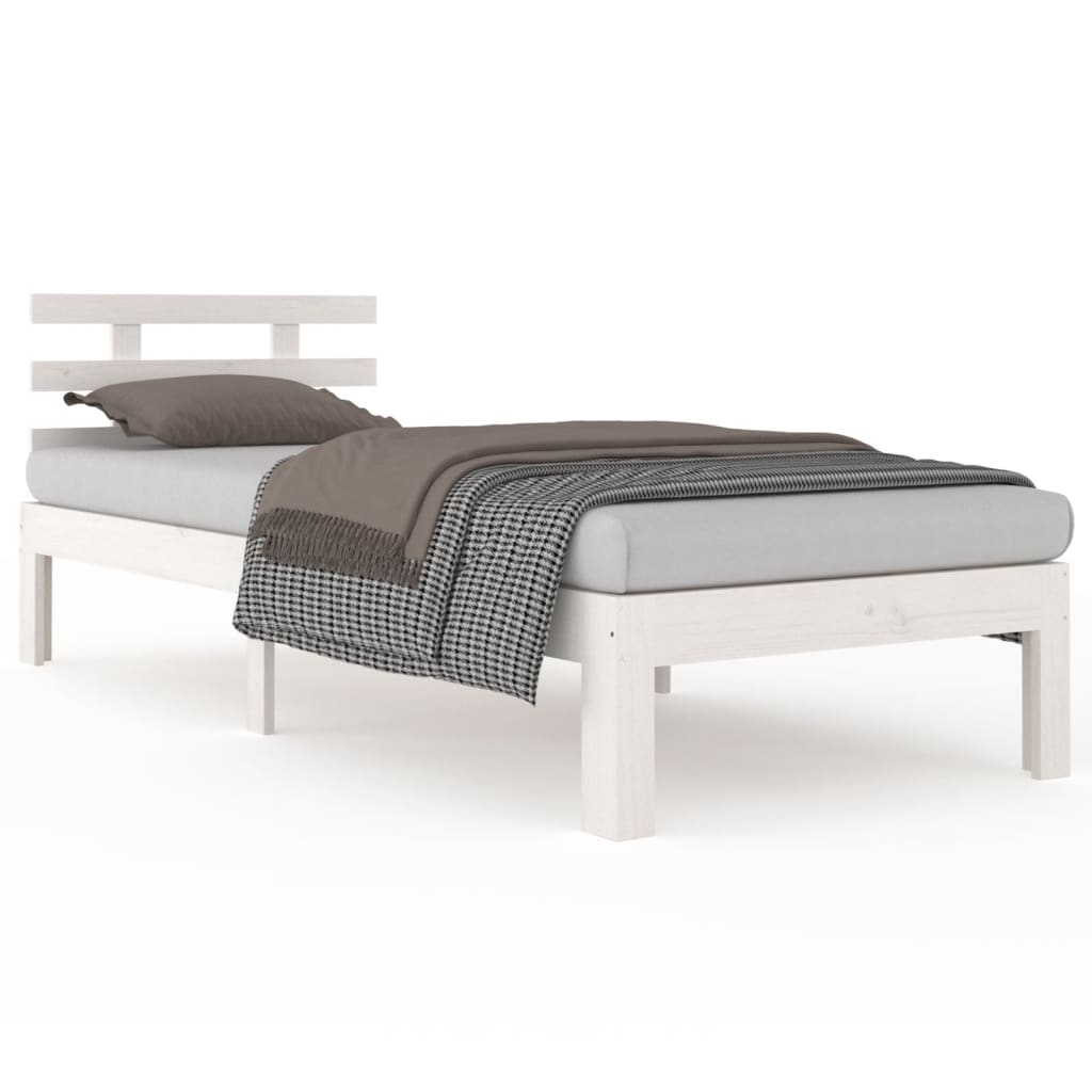 Sengeramme hvit heltre 75x190 cm Small Single