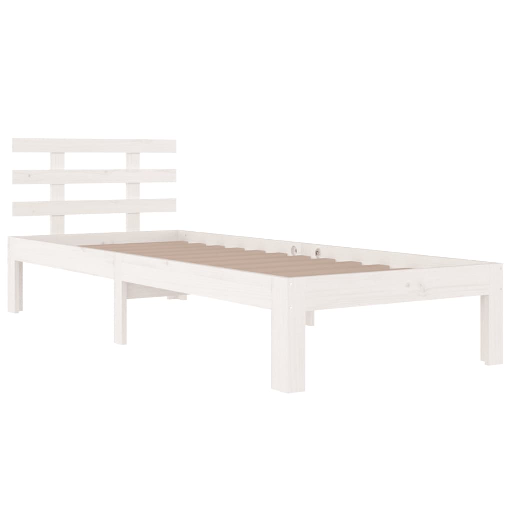 Sengeramme hvit heltre 75x190 cm Small Single