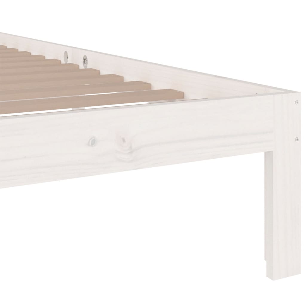Sengeramme hvit heltre 75x190 cm Small Single