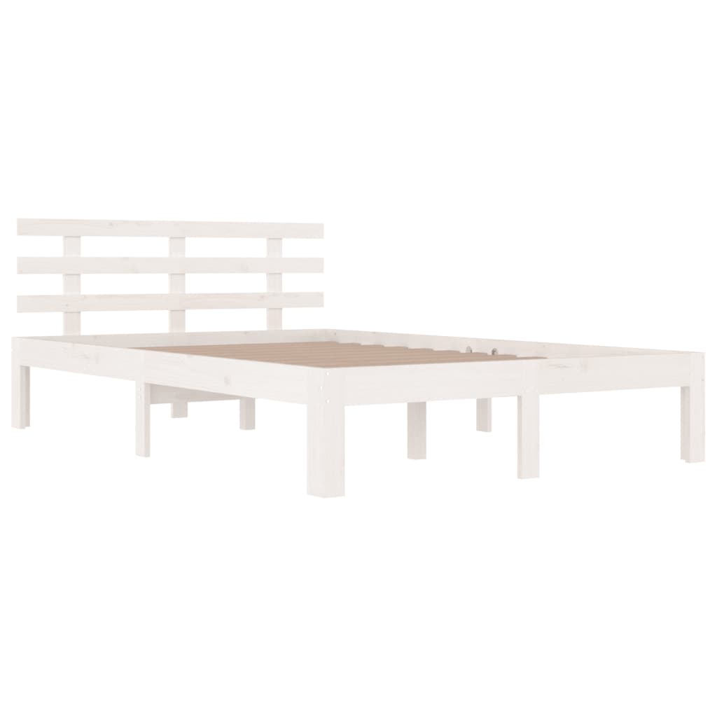 Sengeramme hvit heltre 150x200 cm 5FT King Size