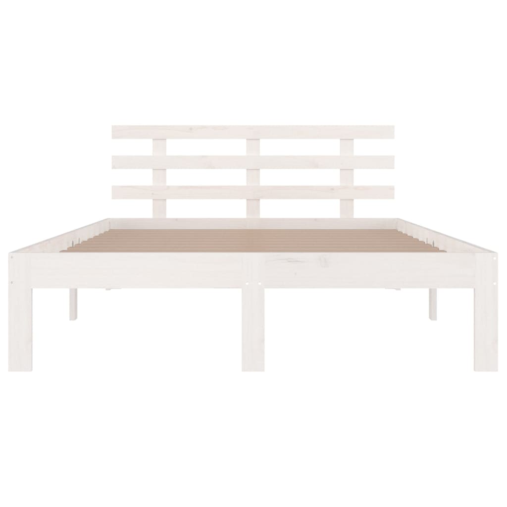 Sengeramme hvit heltre 150x200 cm 5FT King Size