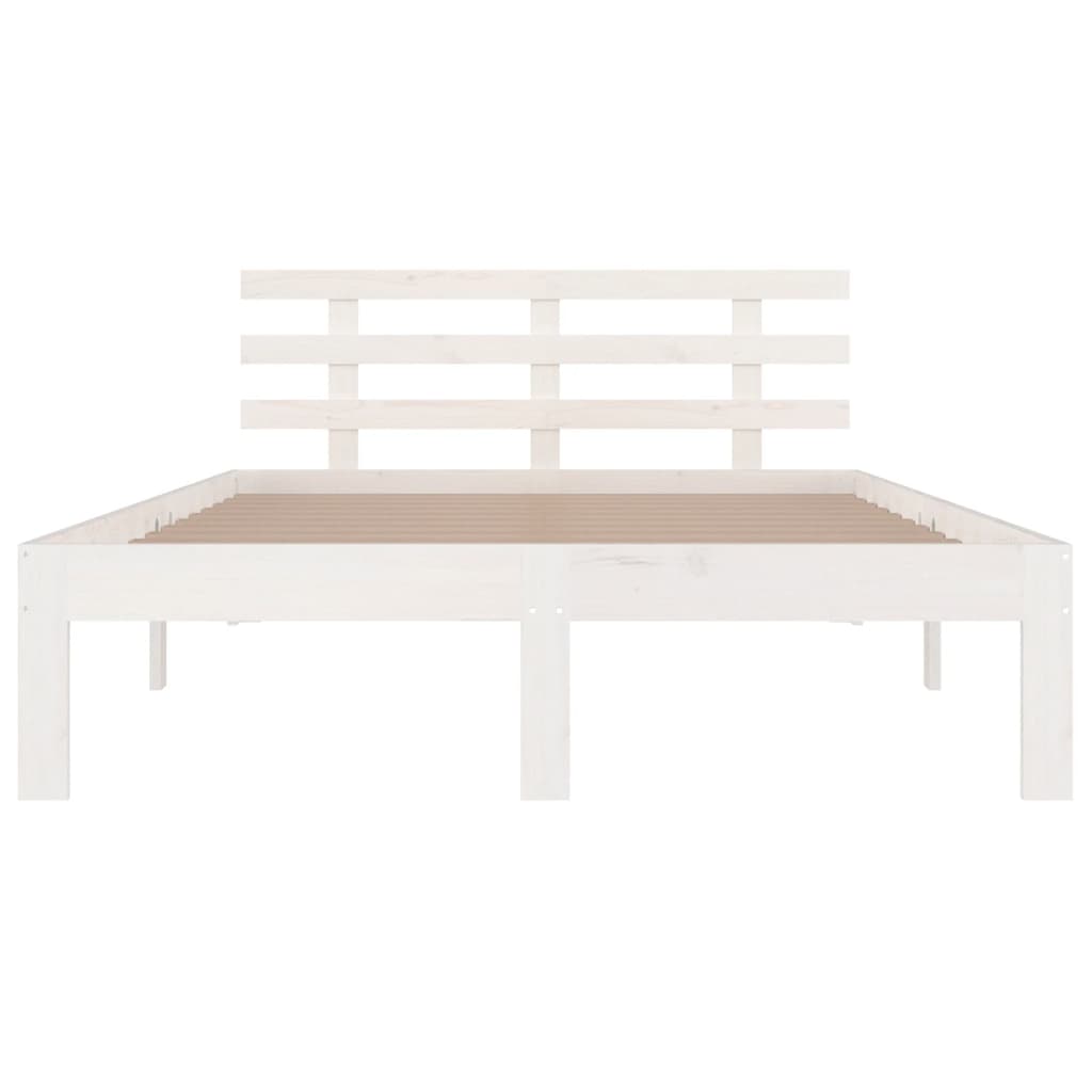 Sengeramme hvit heltre fru 160x200 cm