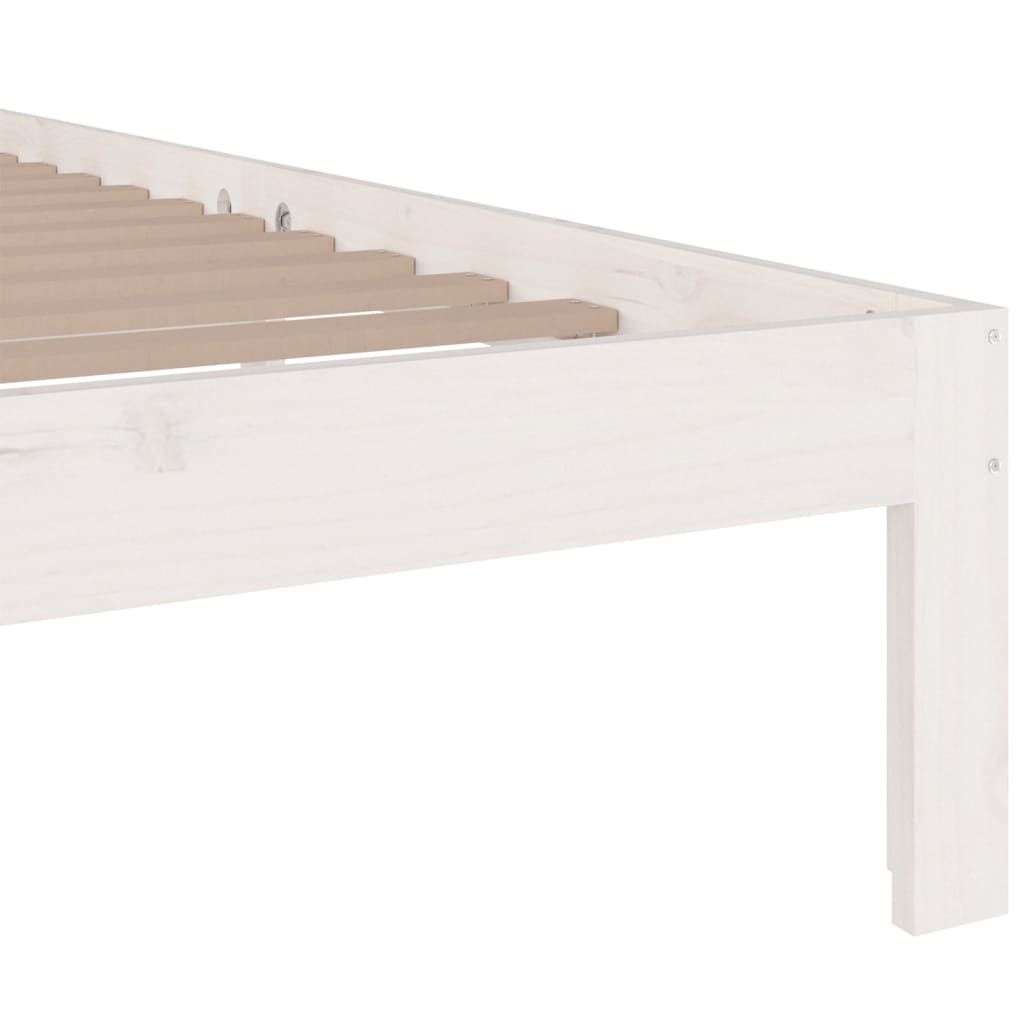 Sengeramme hvit heltre 180x200 cm 6FT Super King