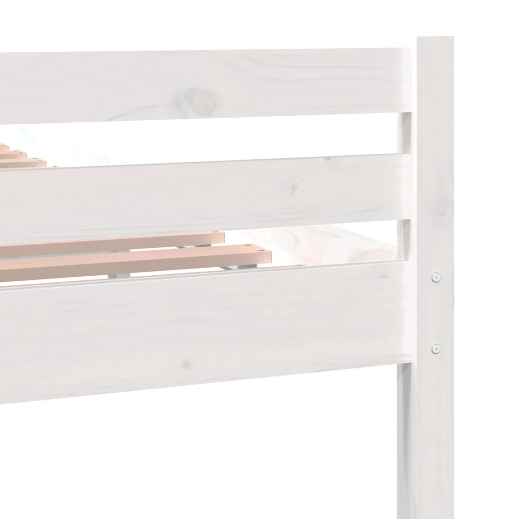 Sengeramme hvit heltre 135x190 cm 4FT6 Double