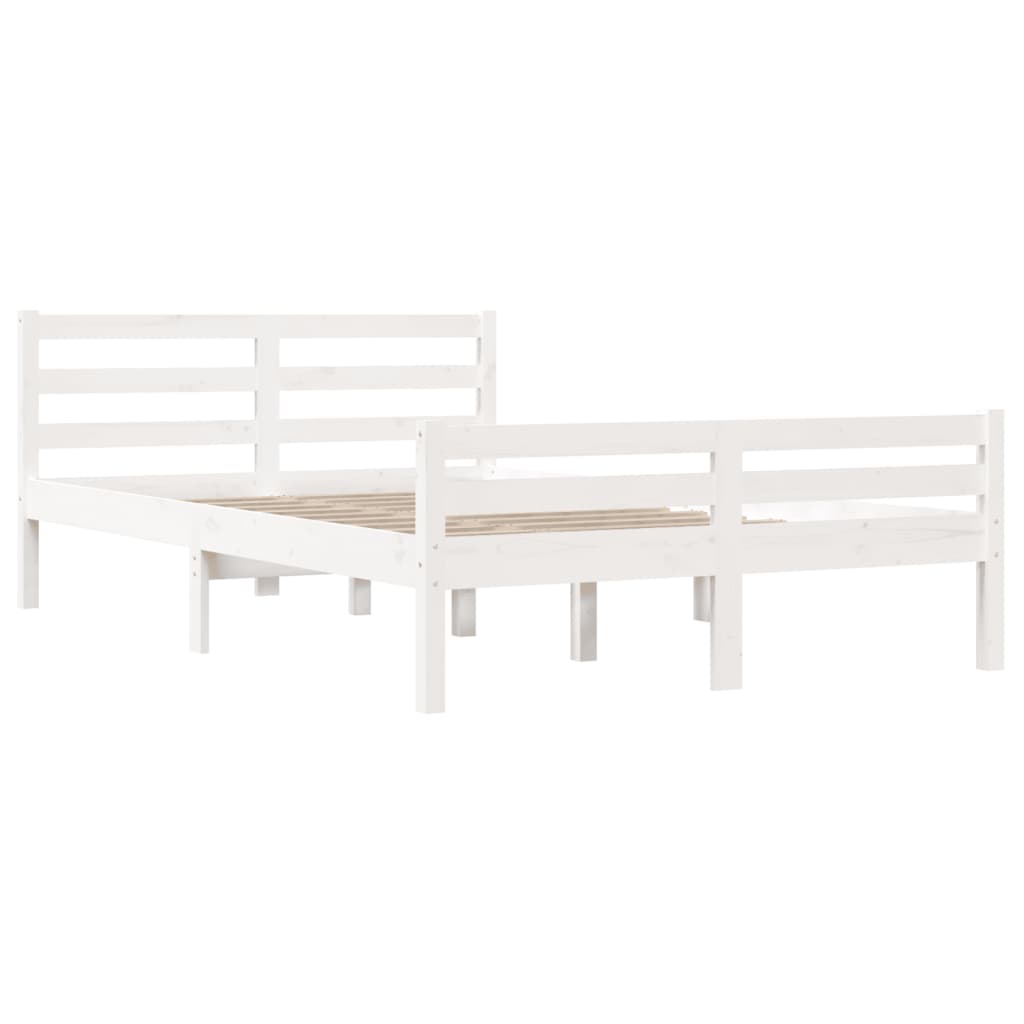 Sengeramme hvit heltre 140x200 cm