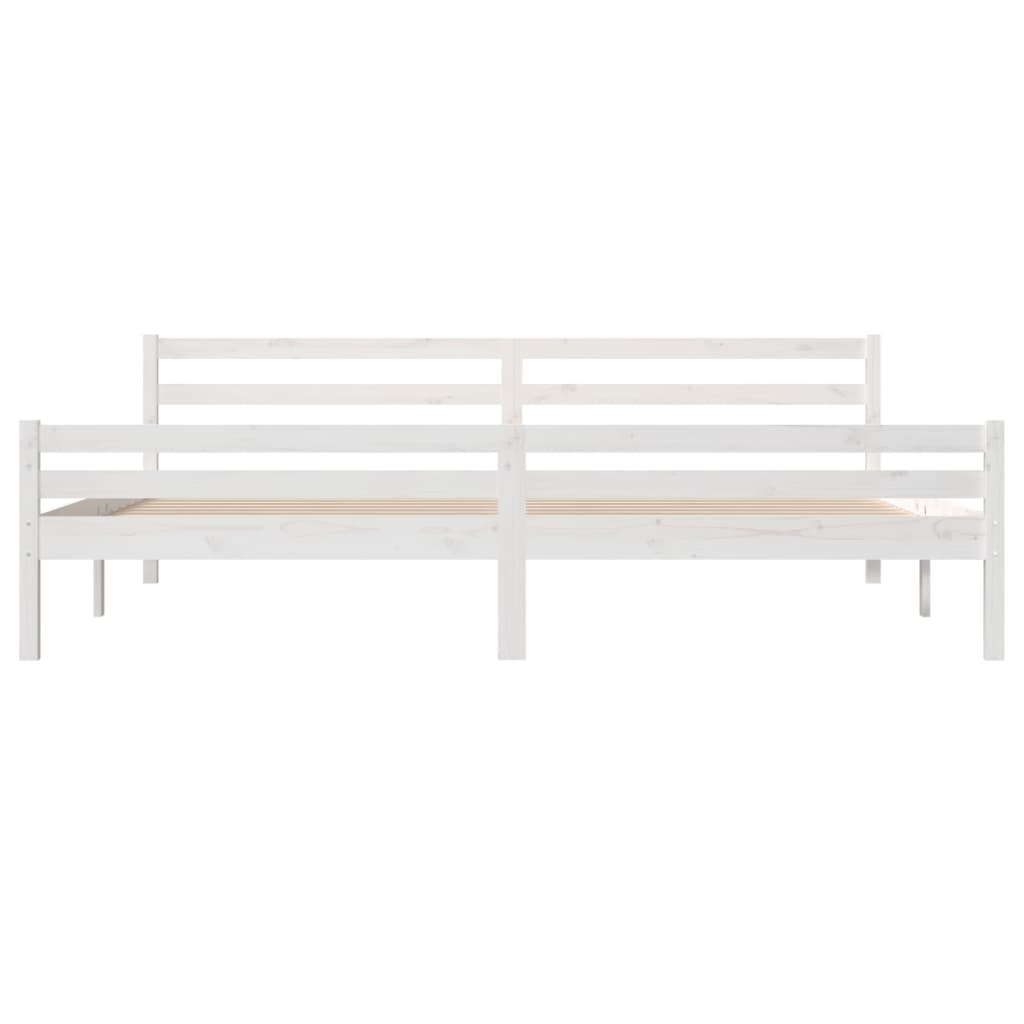 Sengeramme hvit heltre 180x200 cm 6FT Super King