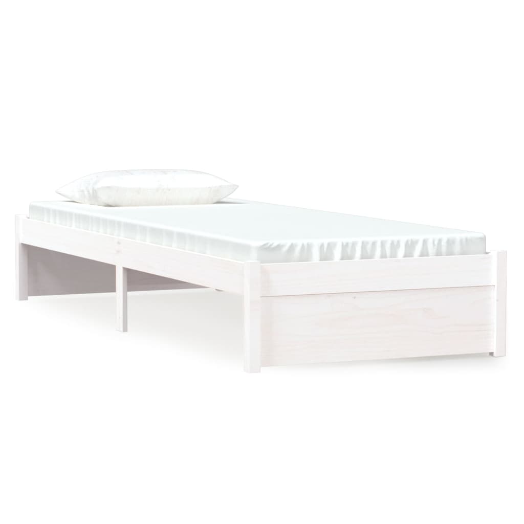 Sengeramme hvit heltre 75x190 cm 2FT6 Small Single