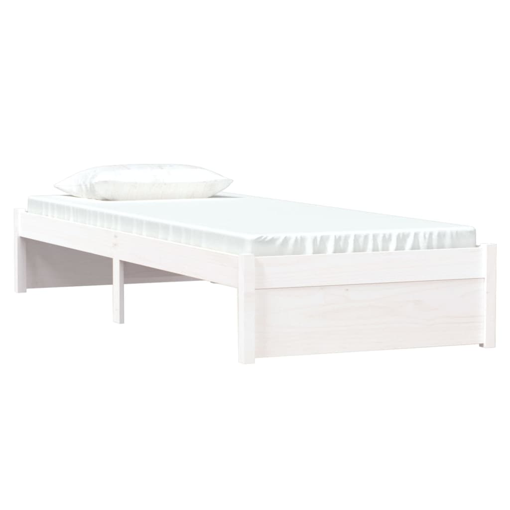 Sengeramme hvit heltre 75x190 cm 2FT6 Small Single