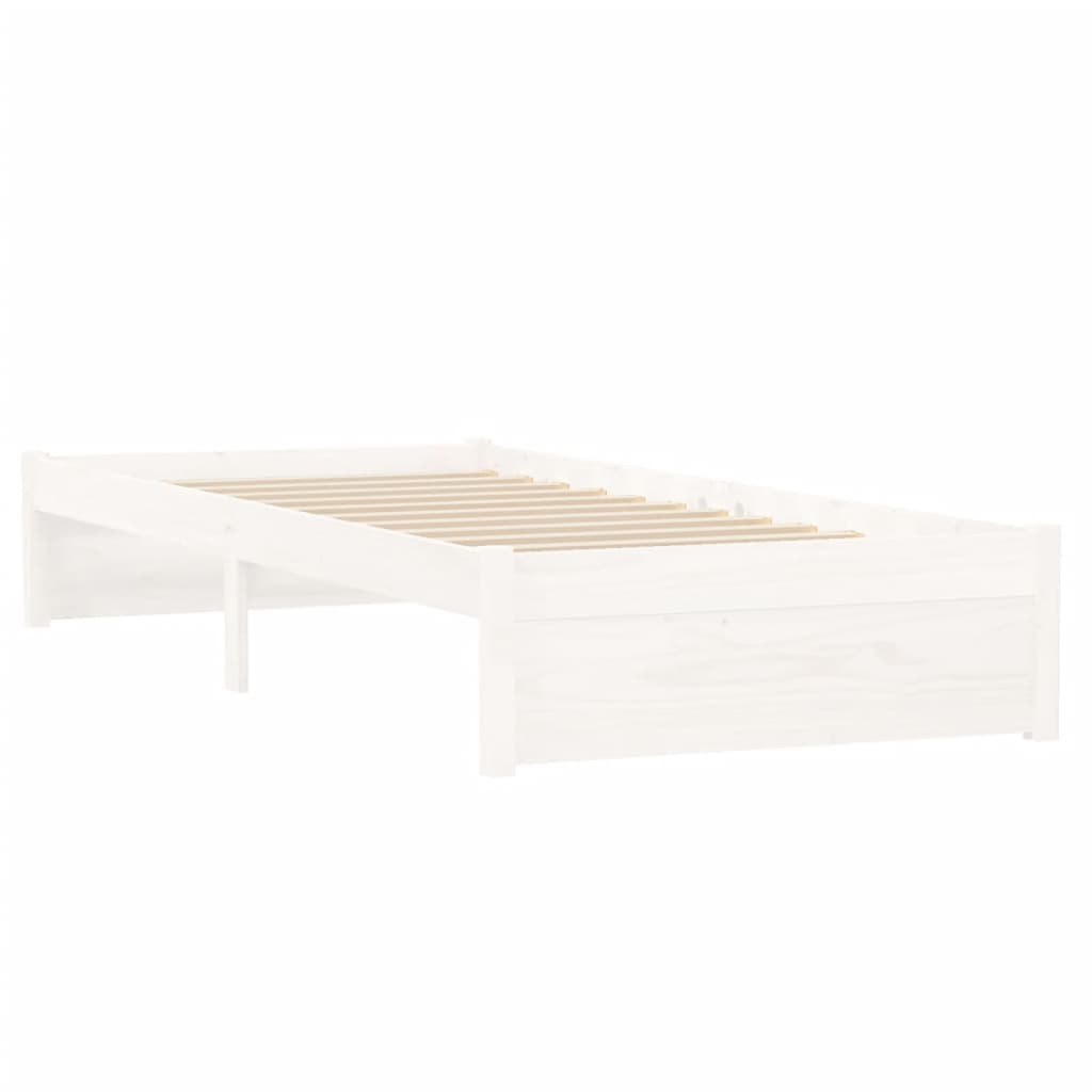 Sengeramme hvit heltre 75x190 cm 2FT6 Small Single