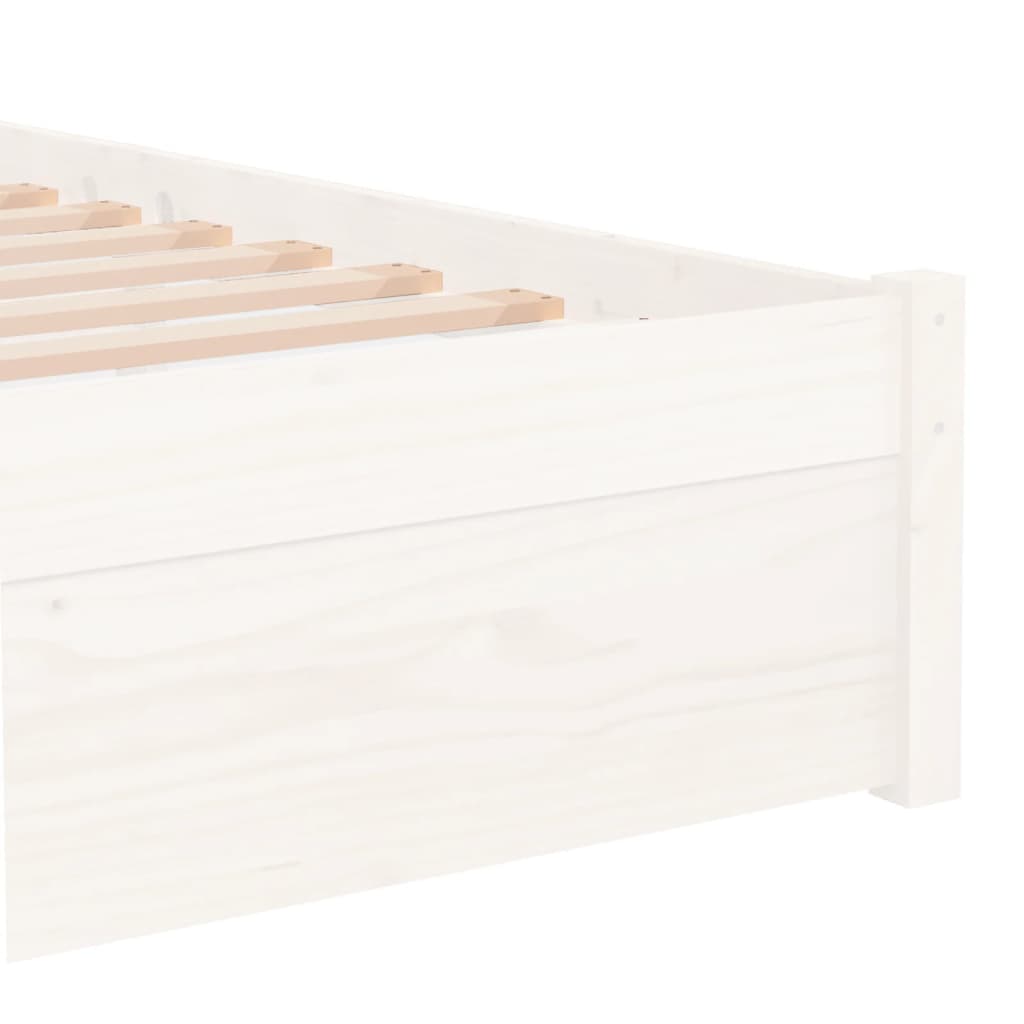 Sengeramme hvit heltre 75x190 cm 2FT6 Small Single