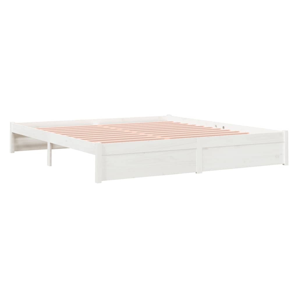 Sengeramme hvit heltre 180x200 cm 6FT Super King
