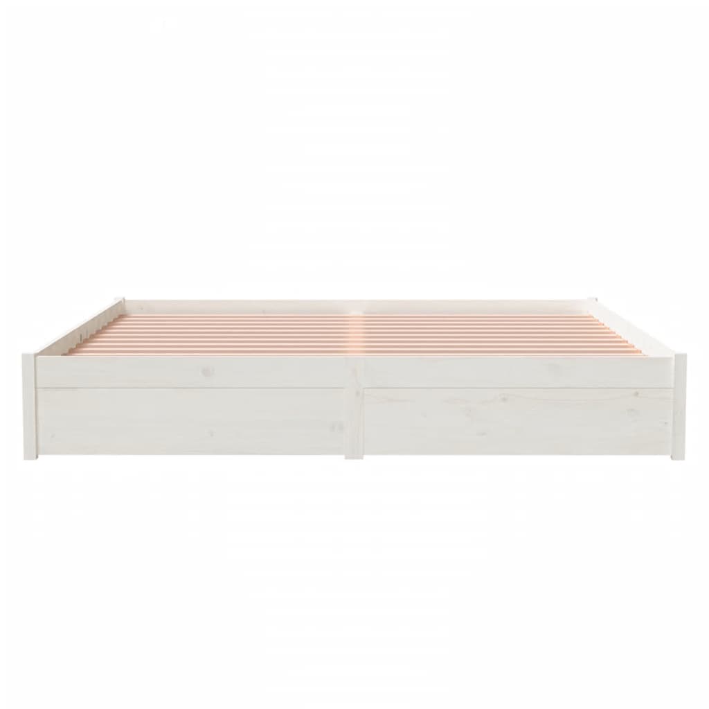 Sengeramme hvit heltre 180x200 cm 6FT Super King