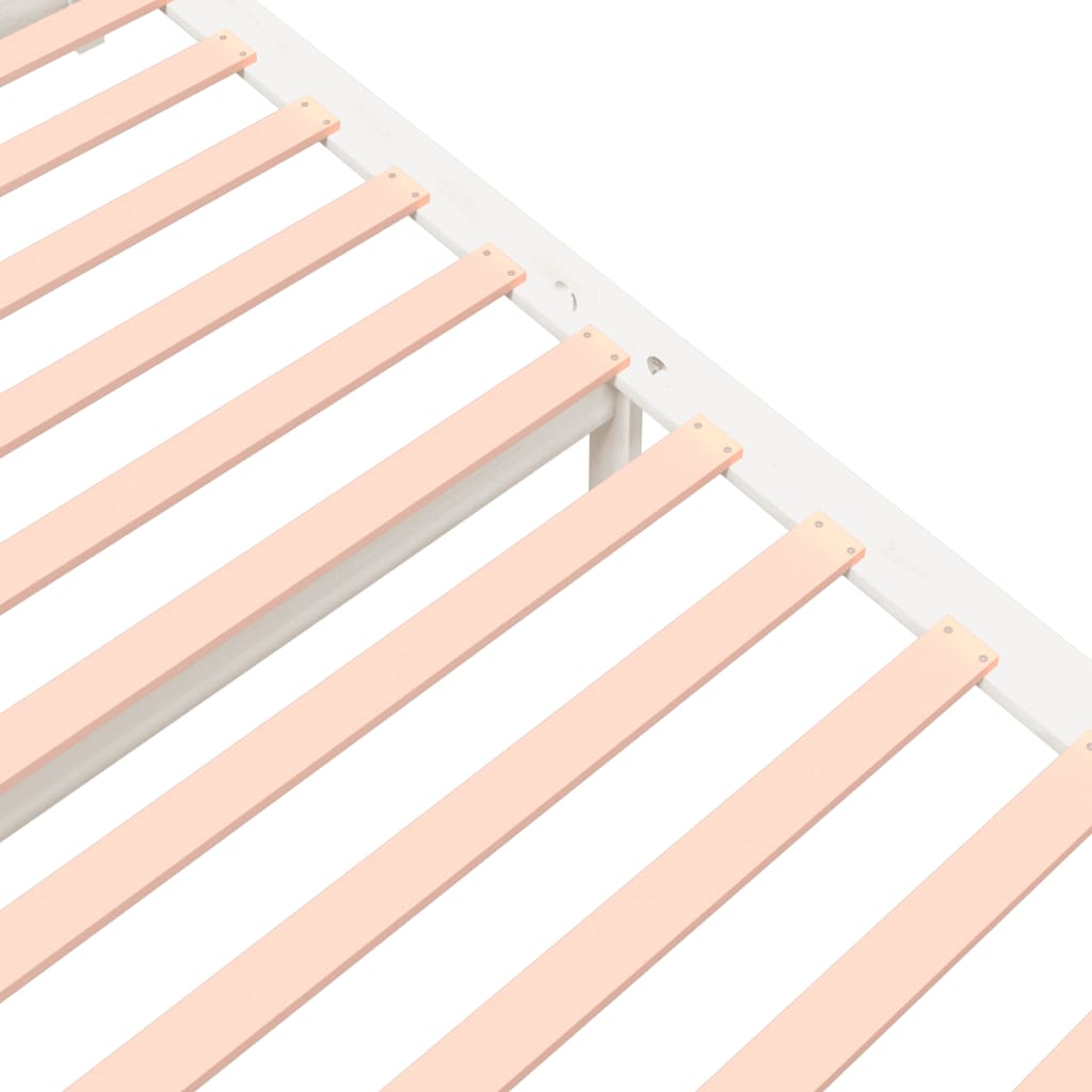 Sengeramme hvit heltre 180x200 cm 6FT Super King