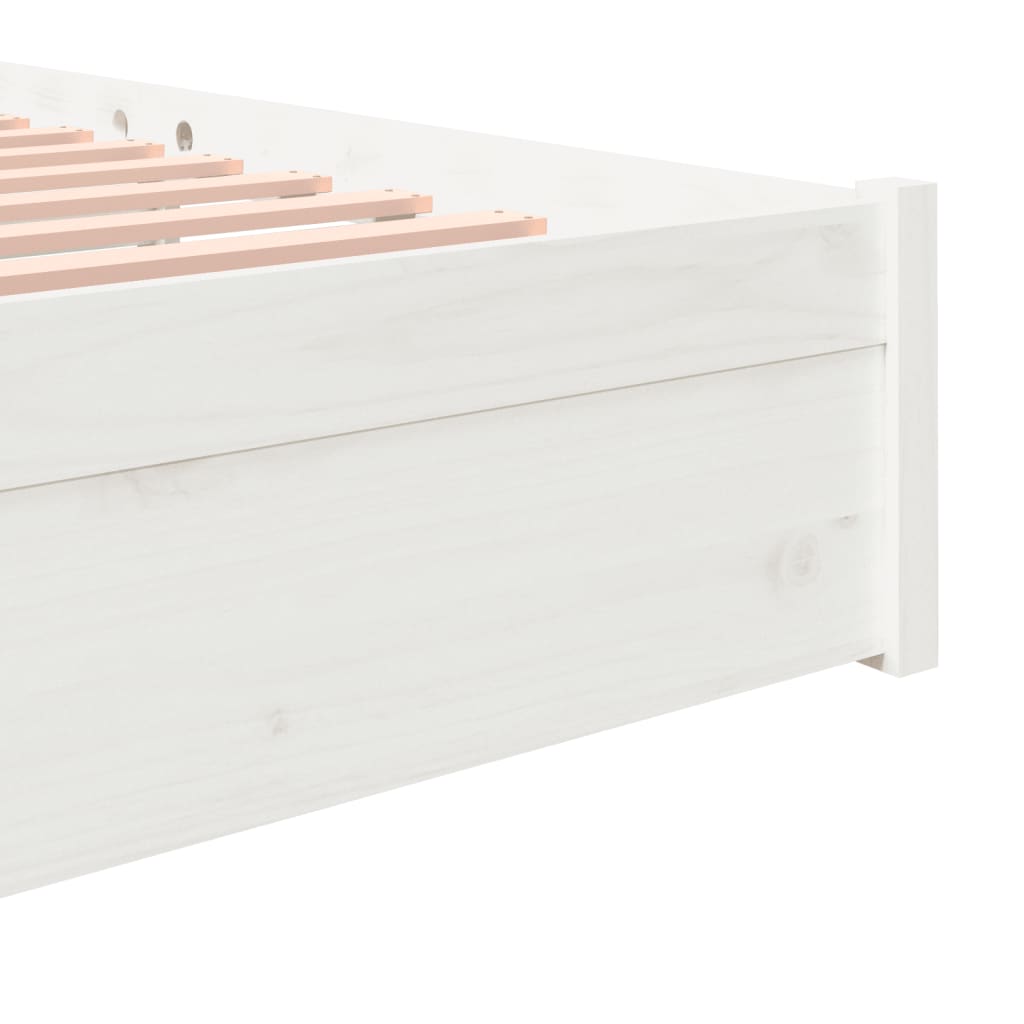 Sengeramme hvit heltre 180x200 cm 6FT Super King