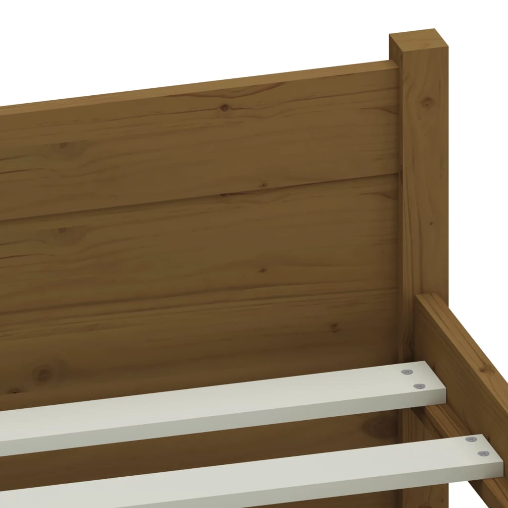 Sengeramme honningbrun heltre 75x190 cm 2FT6 Small Single