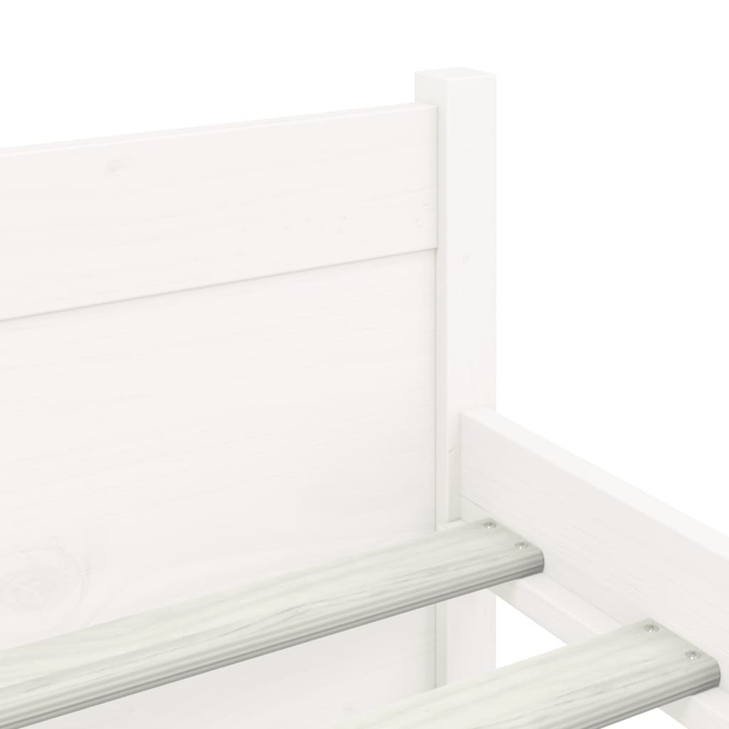 Sengeramme hvit heltre 160x200 cm