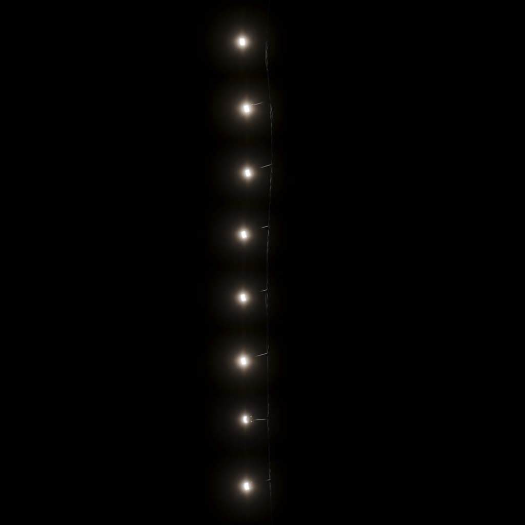 LED-strenglys med 150 lysdioder kaldhvit 15 m PVC