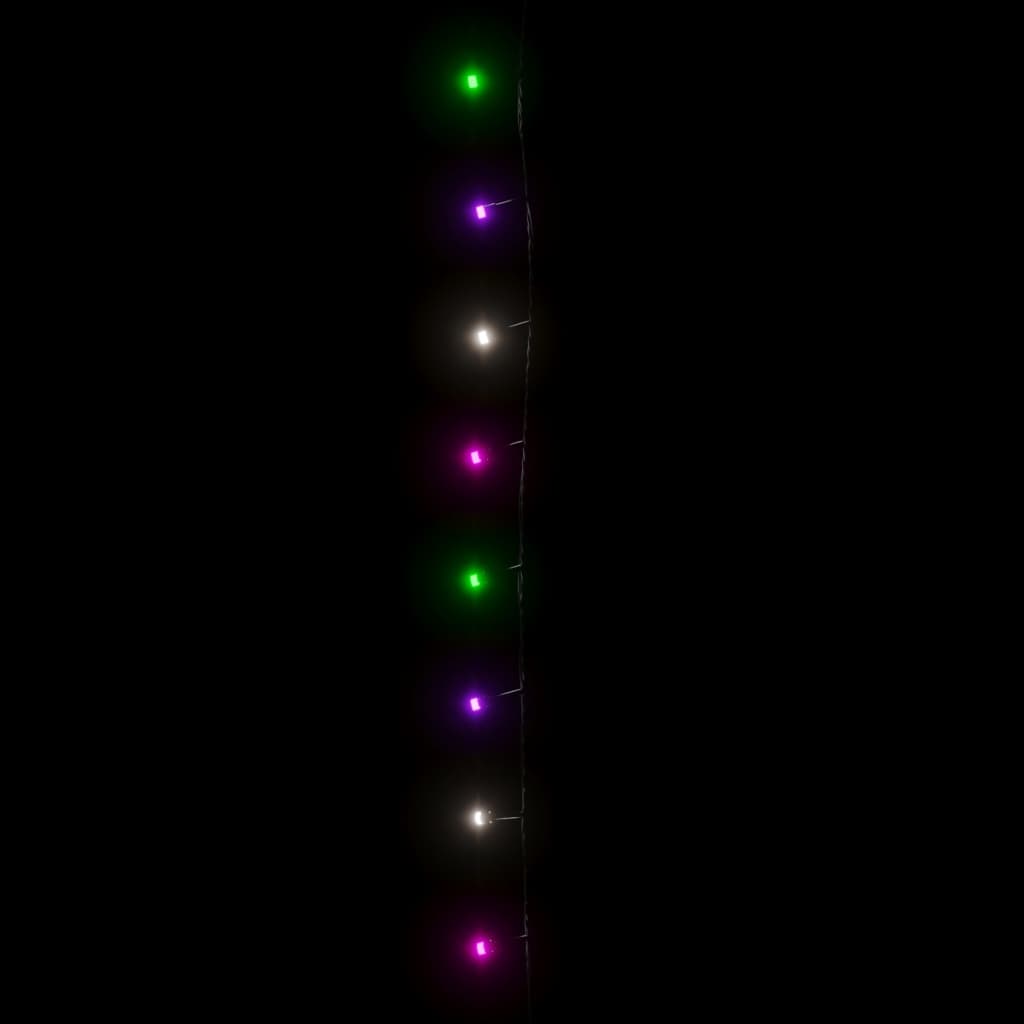 LED-strenglys med 150 lysdioder pastell flerfarget 15 m PVC