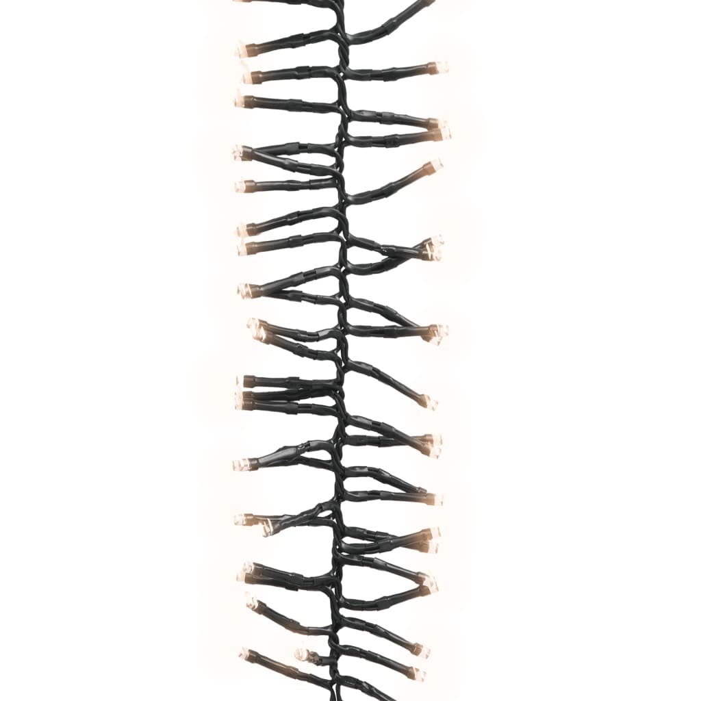 LED-strenglys med 400 lysdioder varmhvit 7,4 m PVC