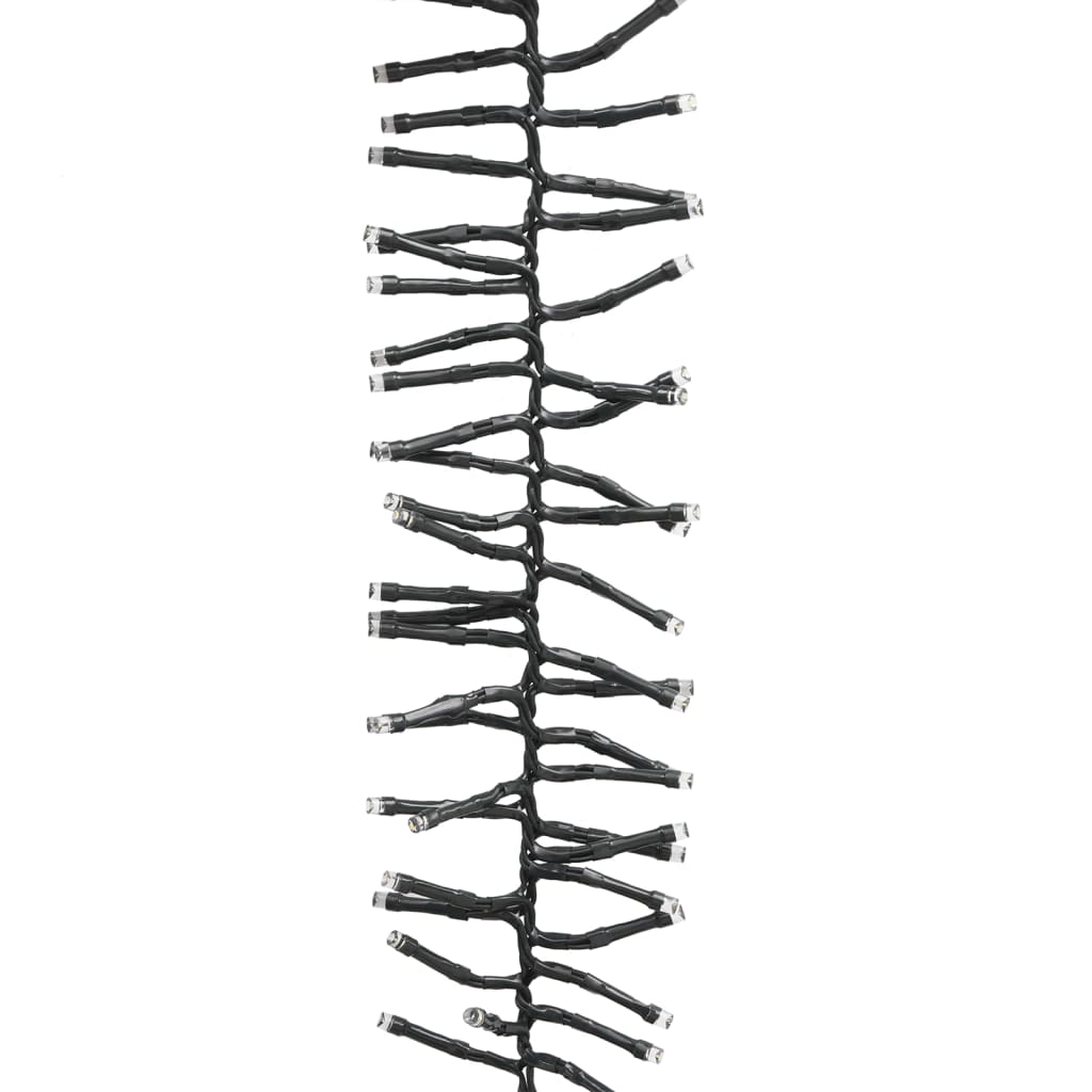 LED-strenglys med 400 lysdioder kaldhvit 7,4 m PVC