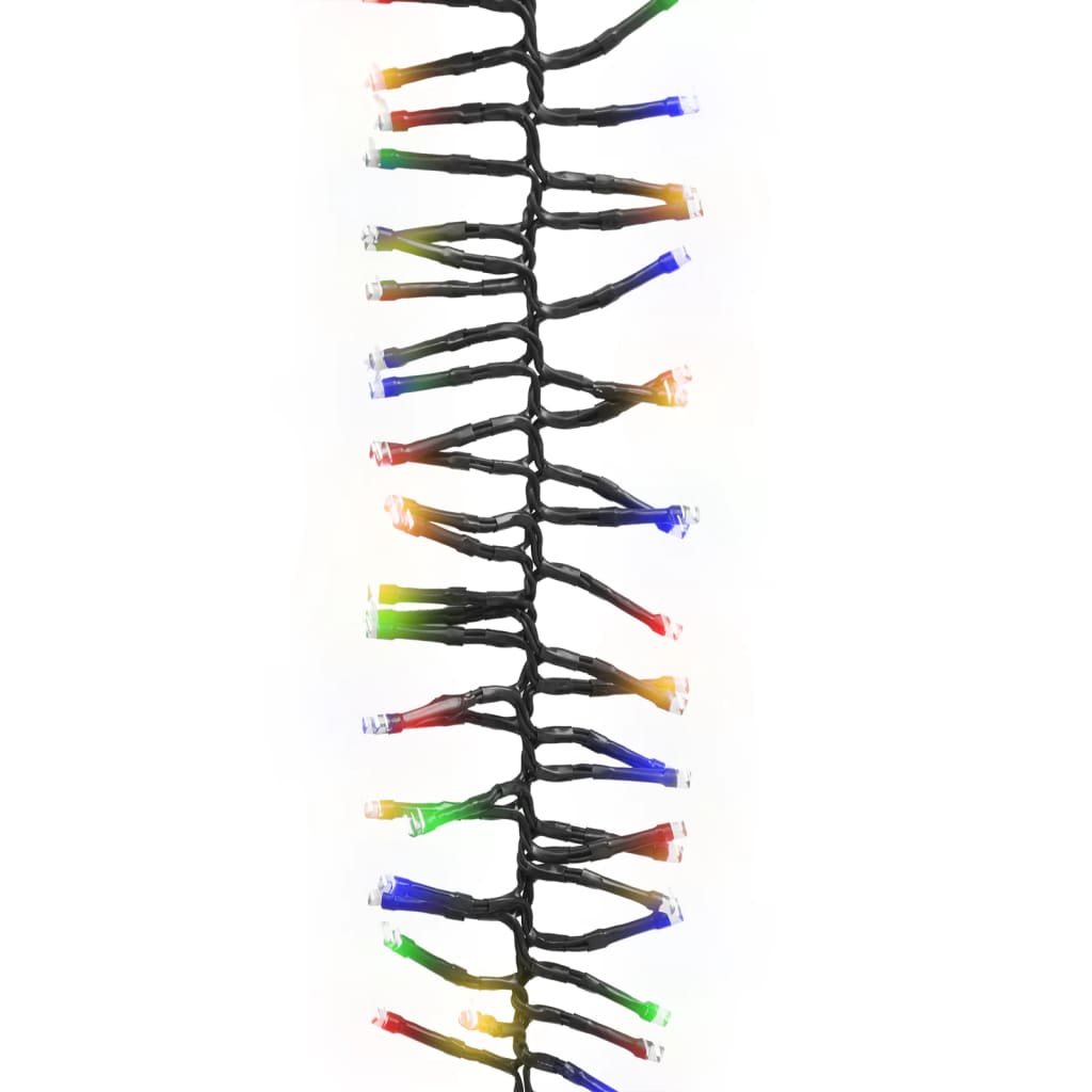 LED-strenglys med 1000 lysdioder fargerik 22 m PVC