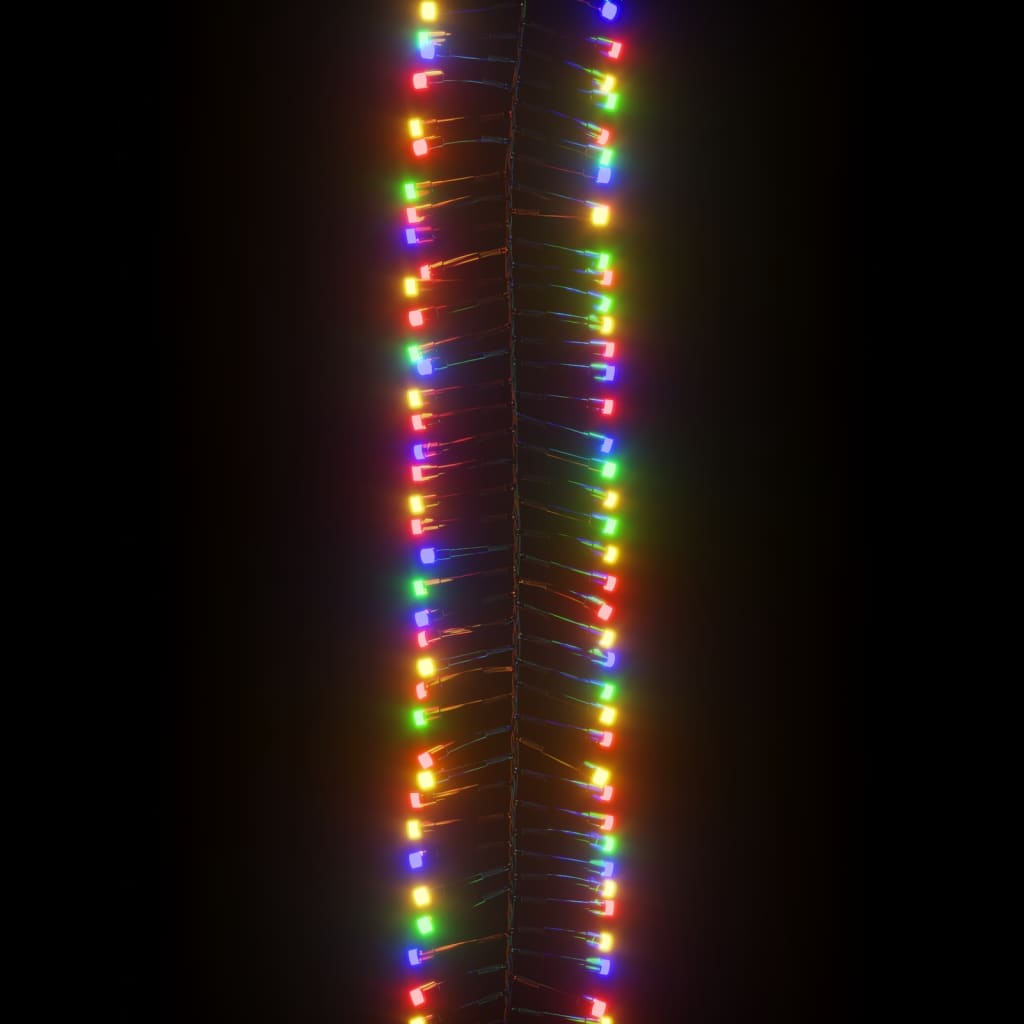 LED-strenglys med 1000 lysdioder fargerik 22 m PVC