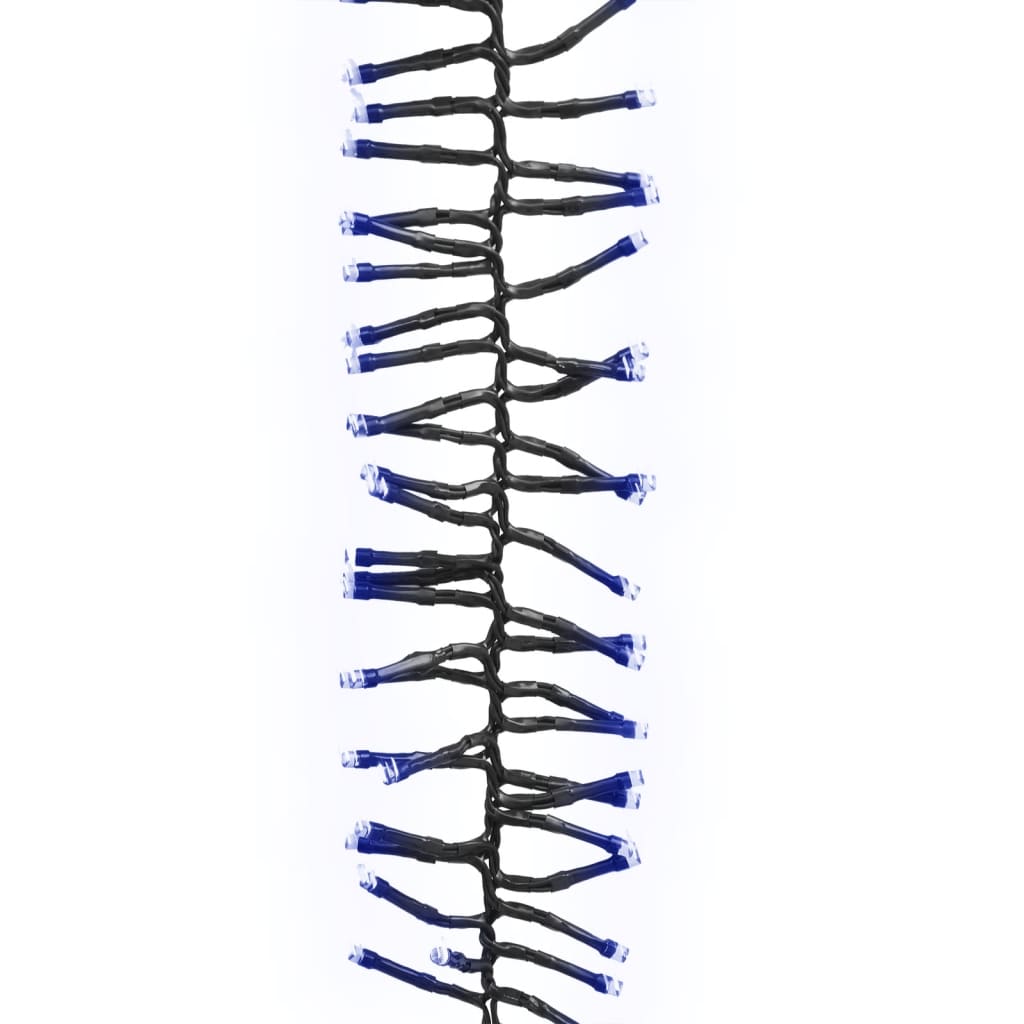 LED-strenglys med 2000 lysdioder blå 17 m PVC