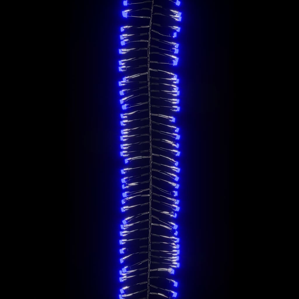 LED-strenglys med 2000 lysdioder blå 17 m PVC