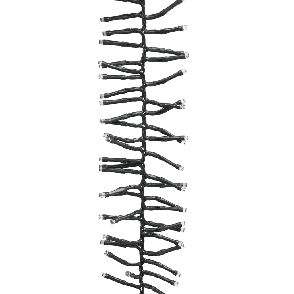 LED-strenglys med 3000 lysdioder fargerik 23 m PVC