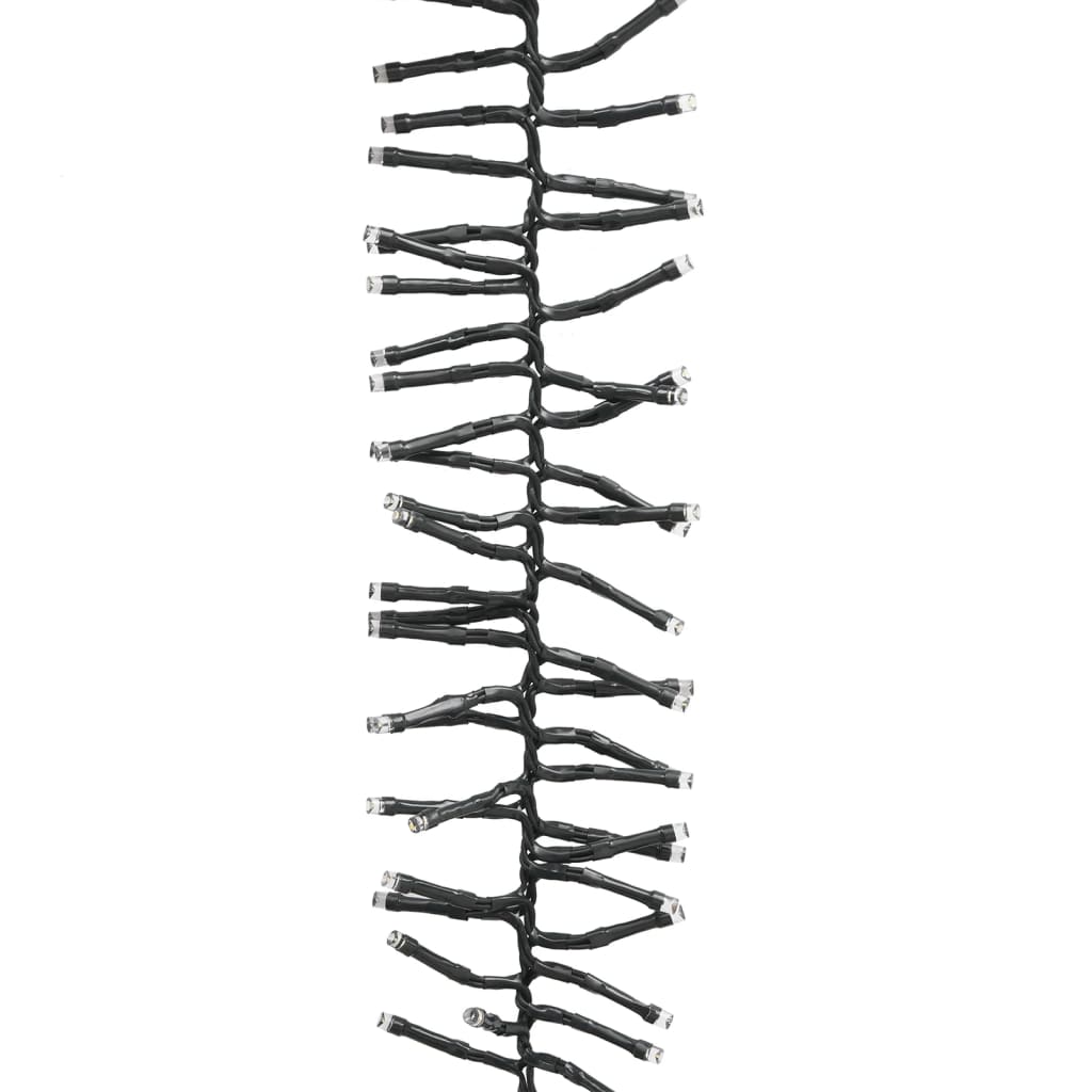 LED-strenglys med 3000 lysdioder pastell fargerik 23 m PVC