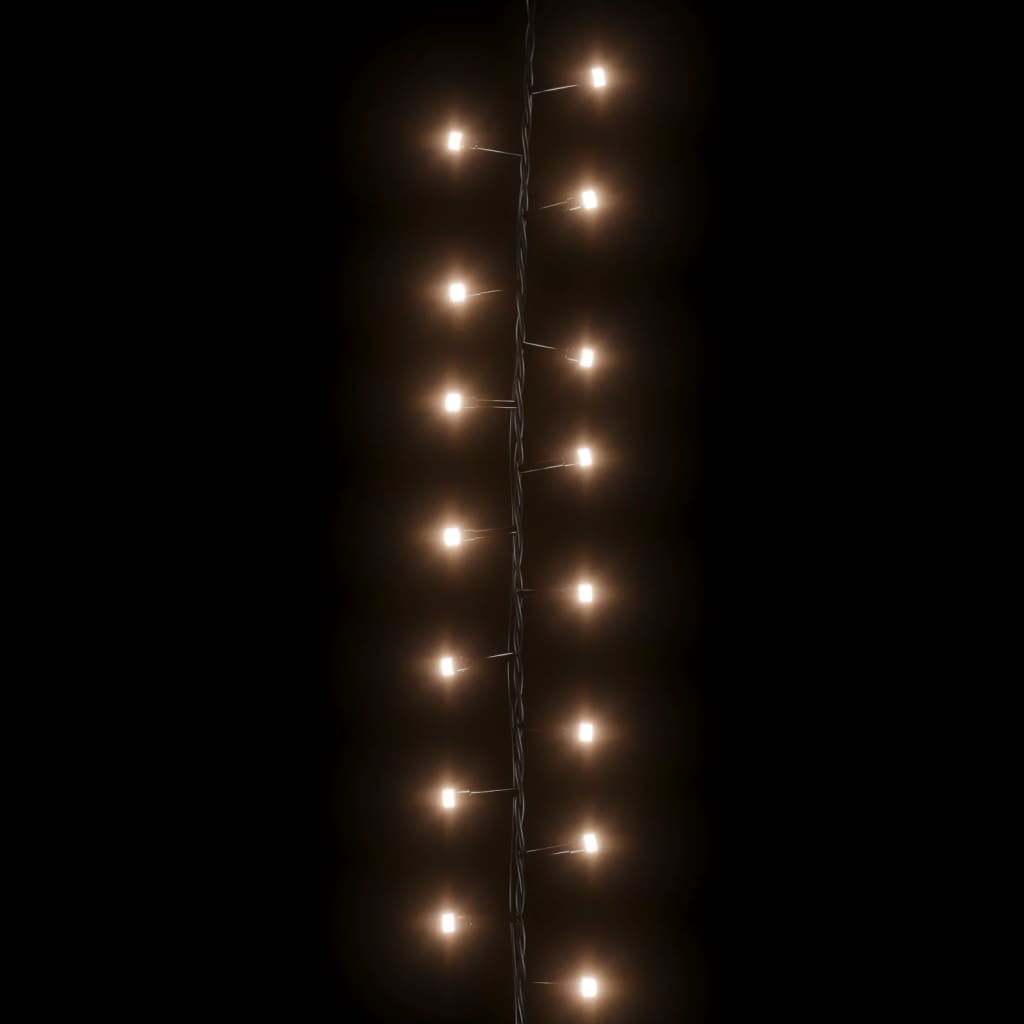 LED-strenglys med 400 lysdioder varmhvit 13 m PVC