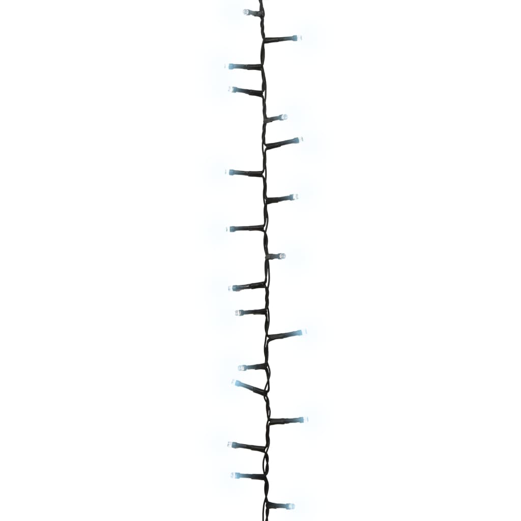 LED-strenglys med 400 lysdioder kaldhvitb 13 m PVC