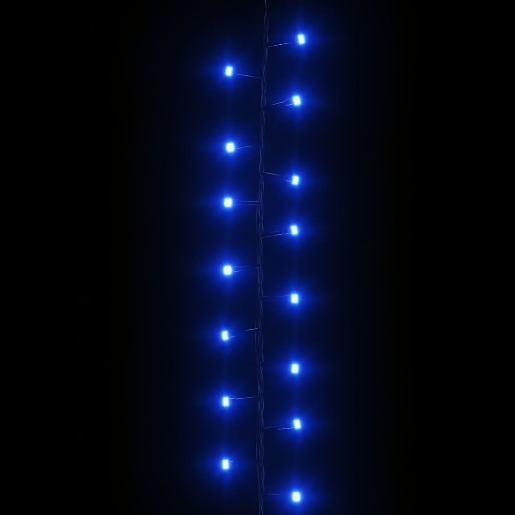 LED-strenglys med 400 lysdioder blå 13 m PVC