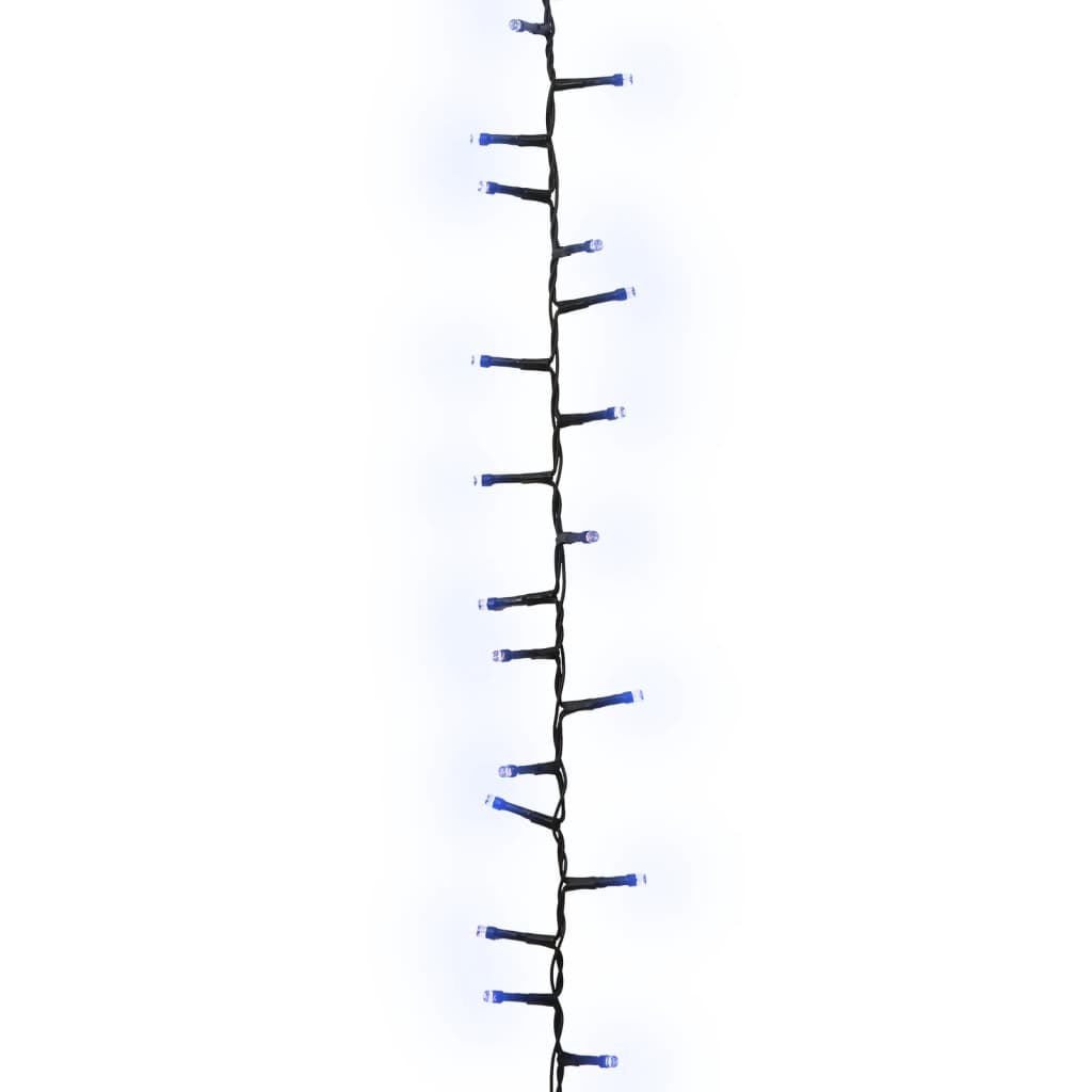 LED-strenglys med 1000 lysdioder blå 25 m PVC