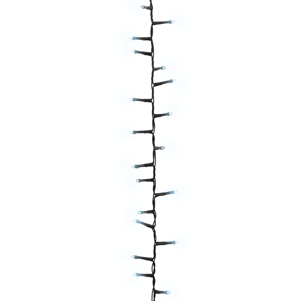 LED-strenglys med 2000 lysdioder kaldhvit 45 m PVC