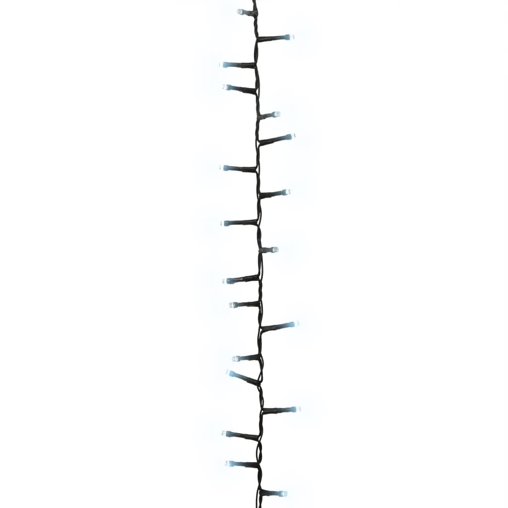 LED-strenglys med 3000 lysdioder kaldhvit 65 m PVC