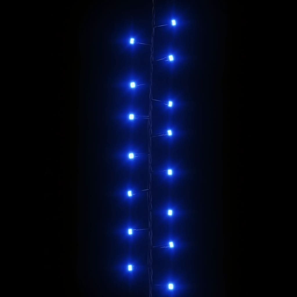 LED-strenglys med 3000 lysdioder blå 65 m PVC