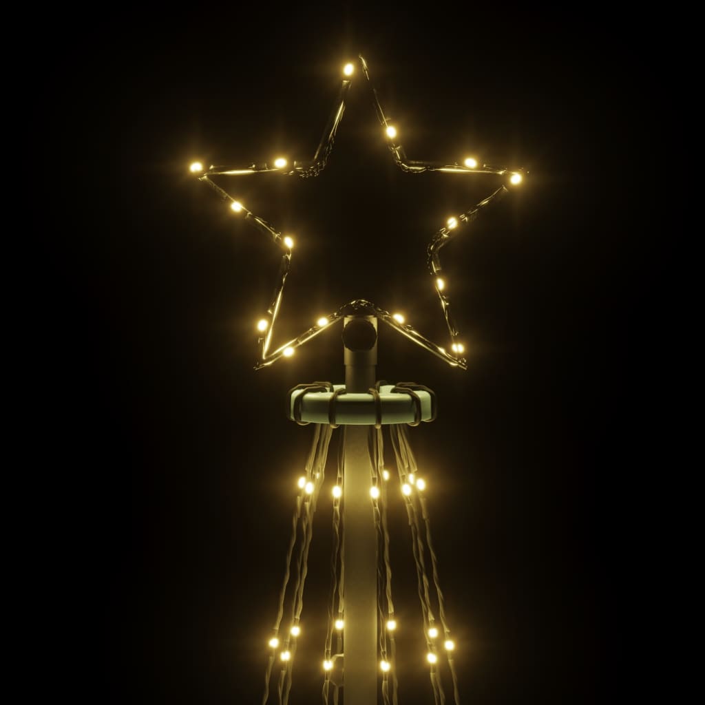 Juletre med bakkeplugg 108 LED varmhvit 180 cm