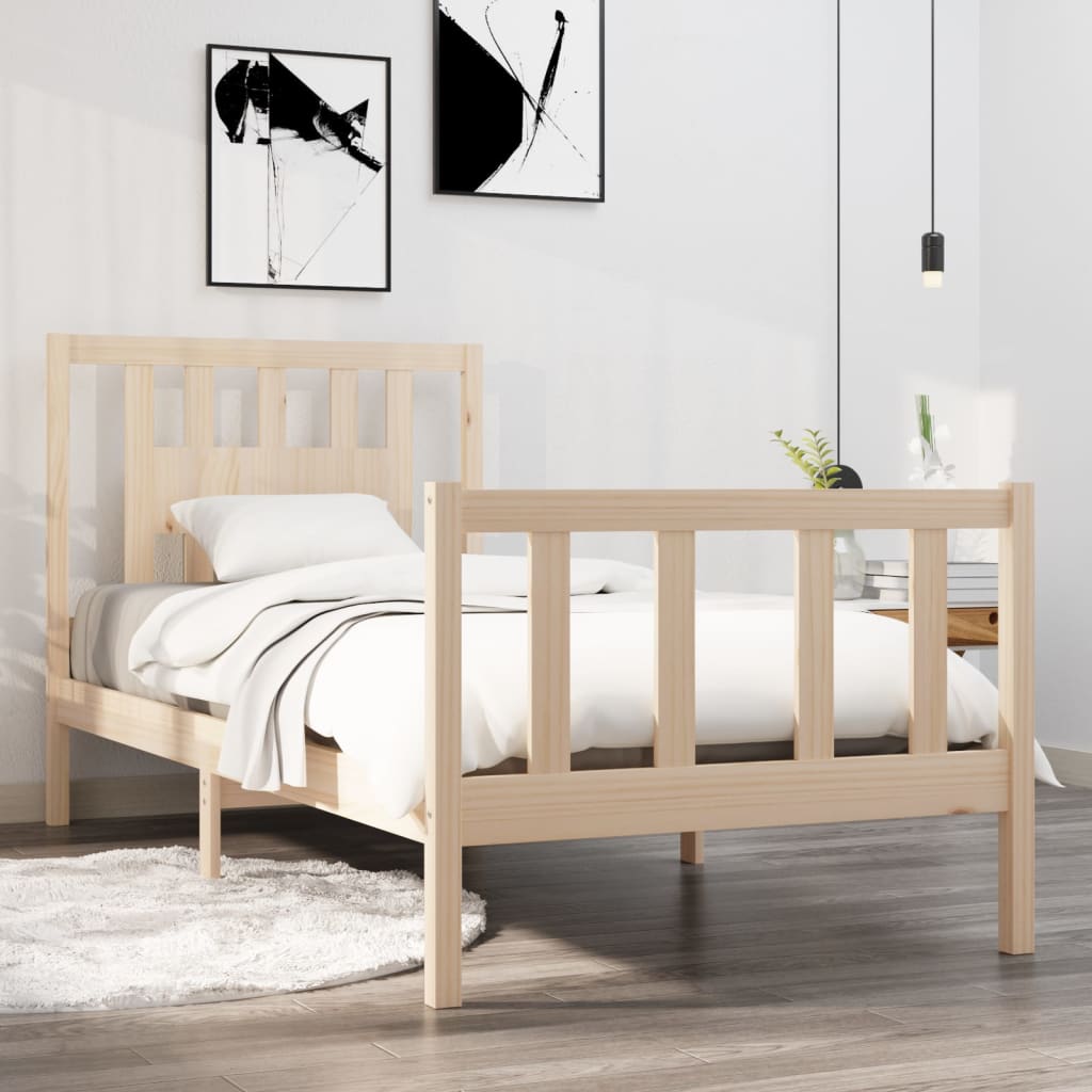 Sengeramme heltre furu 90x190 cm Single