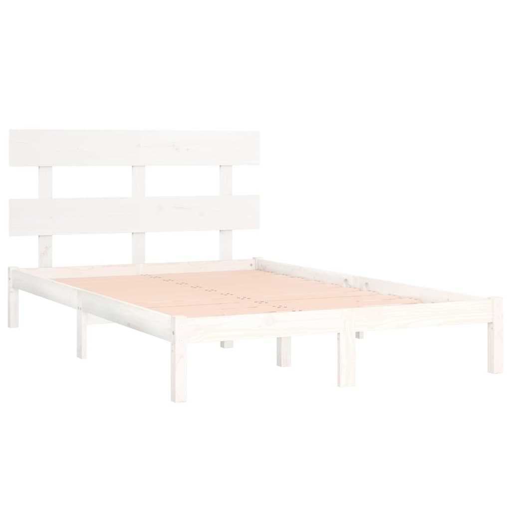 Sengeramme hvit heltre200x200 cm